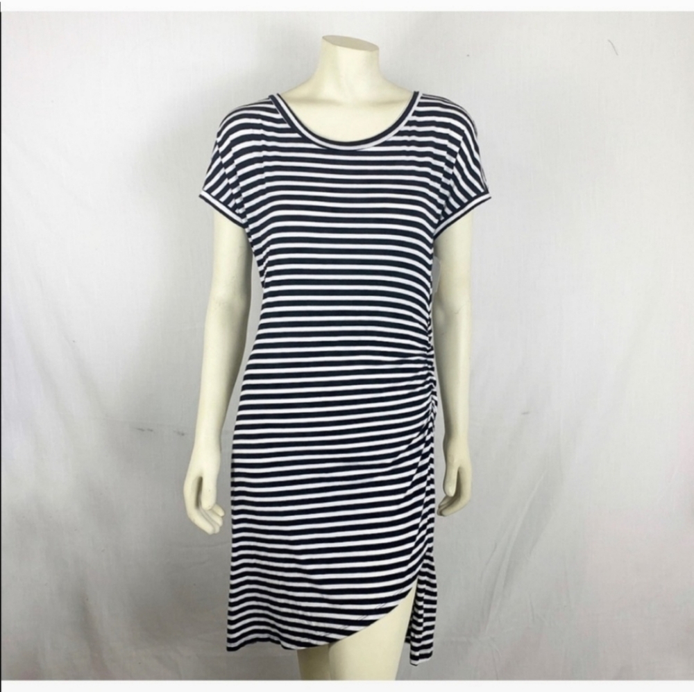 Black and White Striped Nordstrom's T Shirt Dress